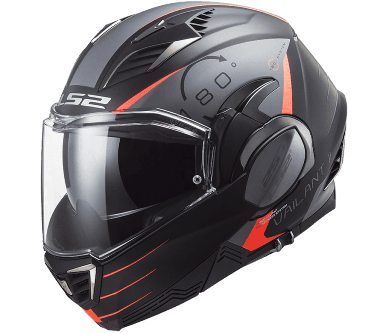 Casco LS2 900 Valiant II Codex Negro Mate