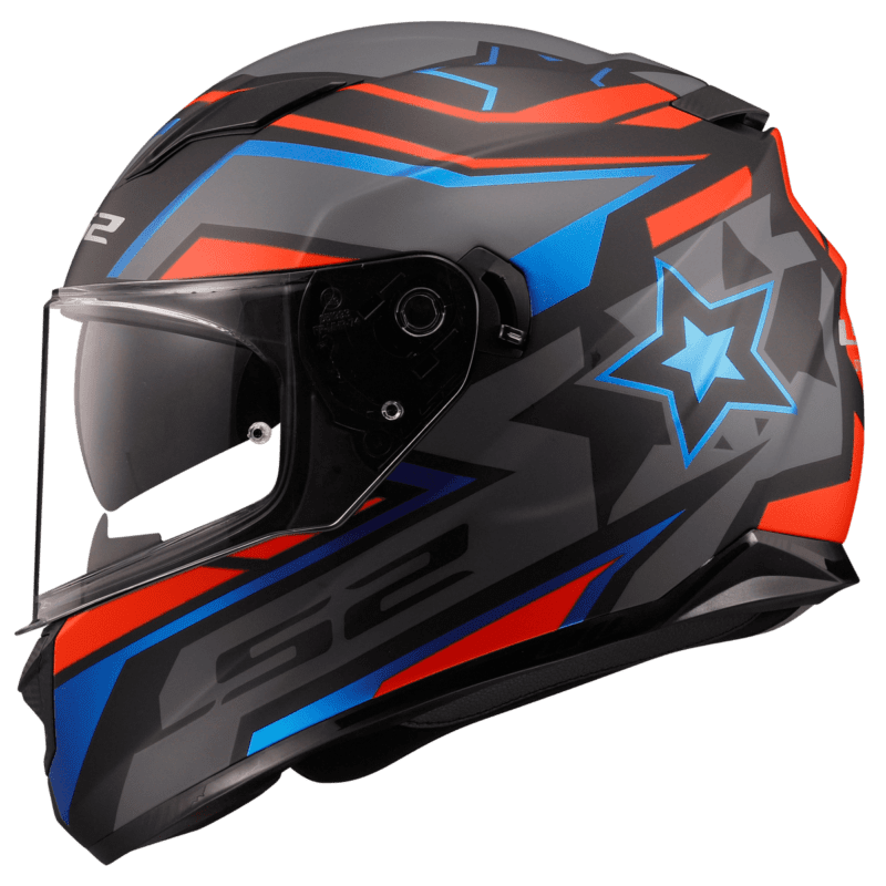 Casco Integral LS2 320 Stream Evo Fast Negro / Rojo / Gris - Imagen 6