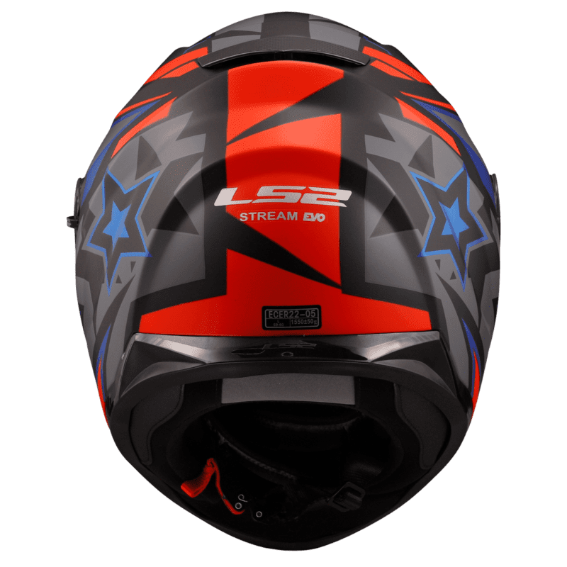 Casco Integral LS2 320 Stream Evo Fast Negro / Rojo / Gris - Imagen 2