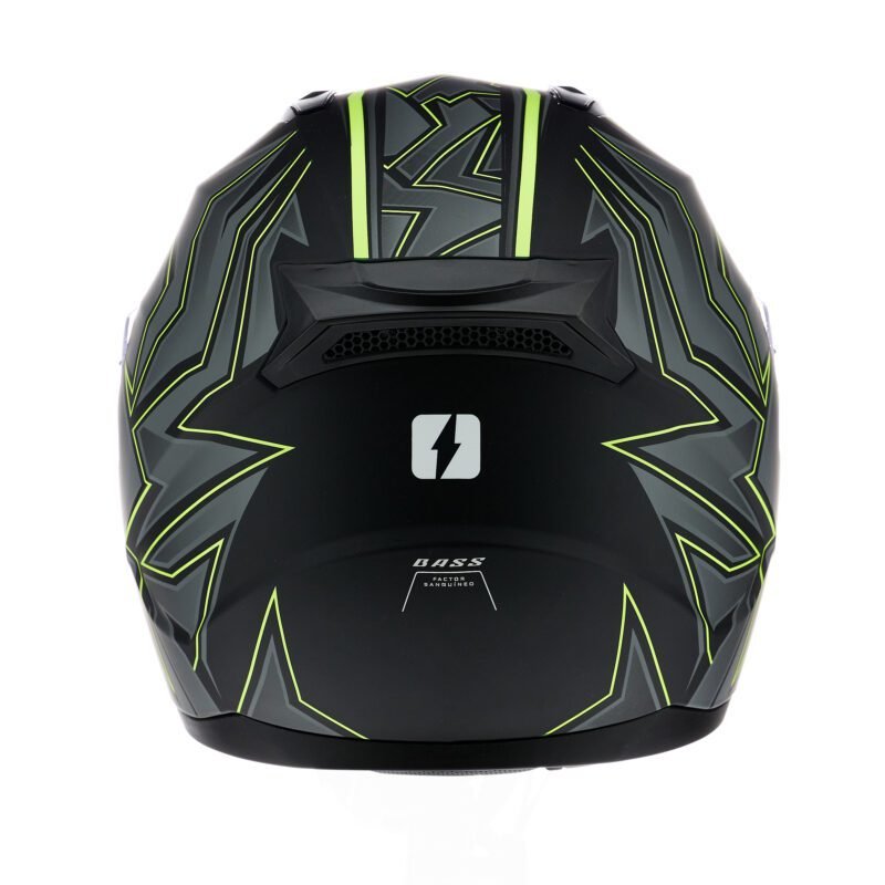 Casco Integral MAC M67 Bass Kinks Gris / Amarillo - Imagen 2