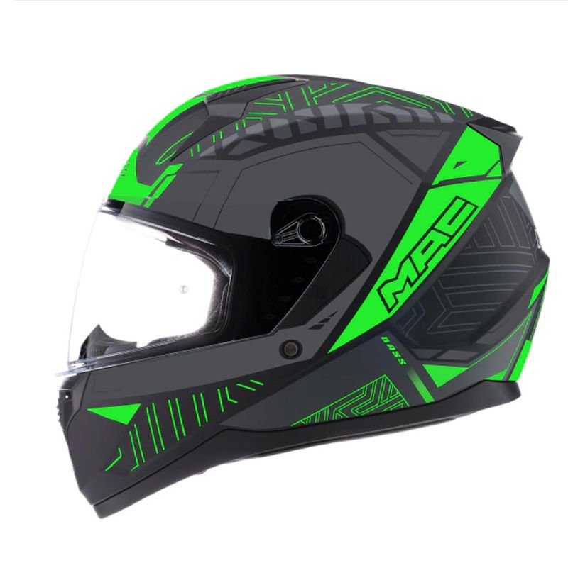 CASCO MAC M67 BASS ARCADE NEGRO / VERDE MATE