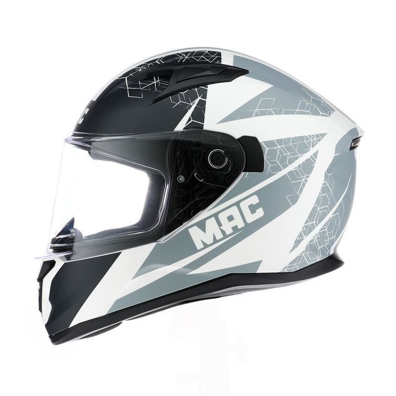 CASCO MAC 825 SPEED WASP BLANCO / NEGRO