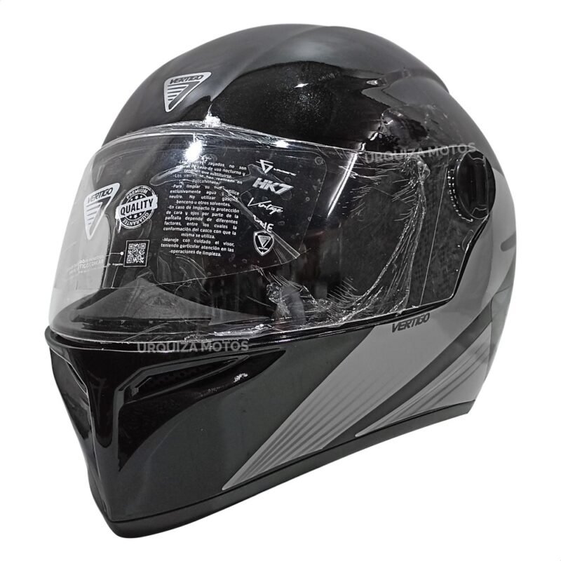 Casco V50 Infinity Negro Gris - Imagen 3