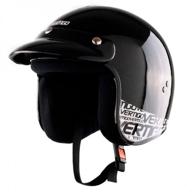 Casco Abierto Vertigo V10 Basic Negro