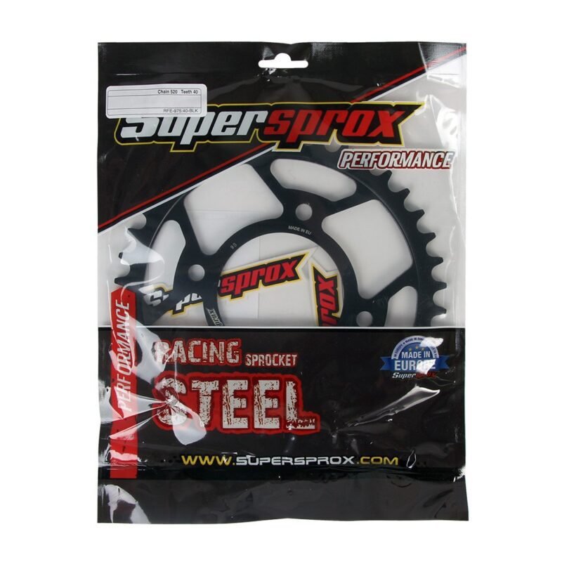 CORONA ACERO SUPERSPROX 975 40T-520 NEGRO HONDA CB 250 NEW TWISTER
