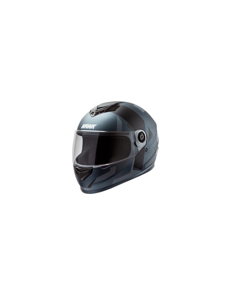 CASCO HAWK RS1 FULL SOPHIE GREY NEGRO MATE