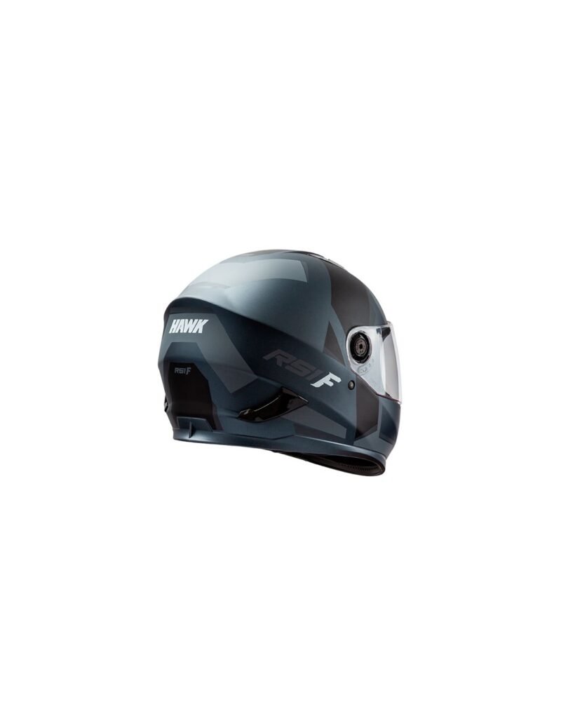 CASCO HAWK RS1 FULL SOPHIE GREY NEGRO MATE - Imagen 3