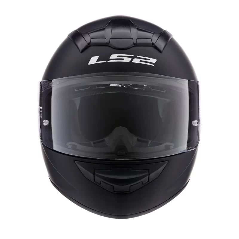 CASCO LS2 352 ROOKIE MONO MATE NEGRO CON SPOILER - Imagen 4