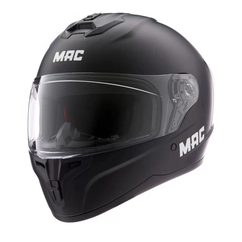 CASCO MAC 070 VOLT SOLID NEGRO / MATE - Imagen 5