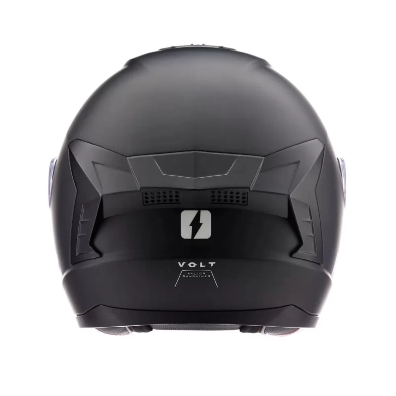 CASCO MAC 070 VOLT SOLID NEGRO / MATE - Imagen 2