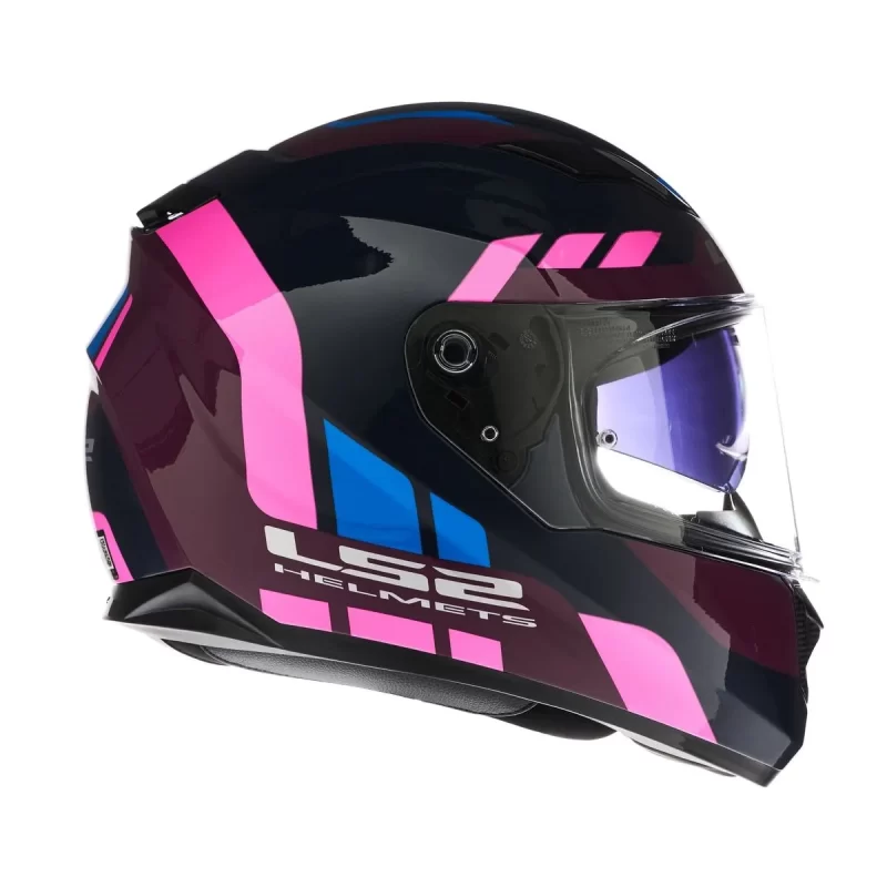 CASCO LS2 320 STREAM EVO ENTER NAVY AZUL / BRILLO - Imagen 4