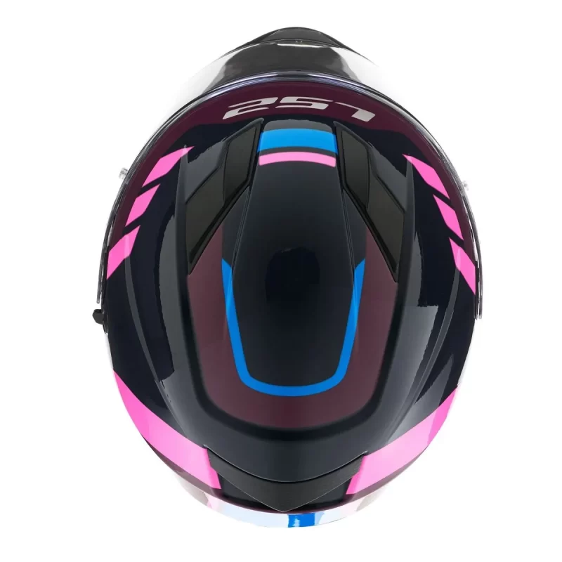CASCO LS2 320 STREAM EVO ENTER NAVY AZUL / BRILLO - Imagen 3