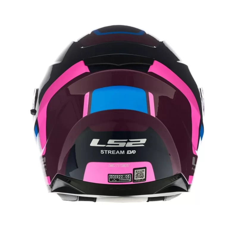 CASCO LS2 320 STREAM EVO ENTER NAVY AZUL / BRILLO - Imagen 2