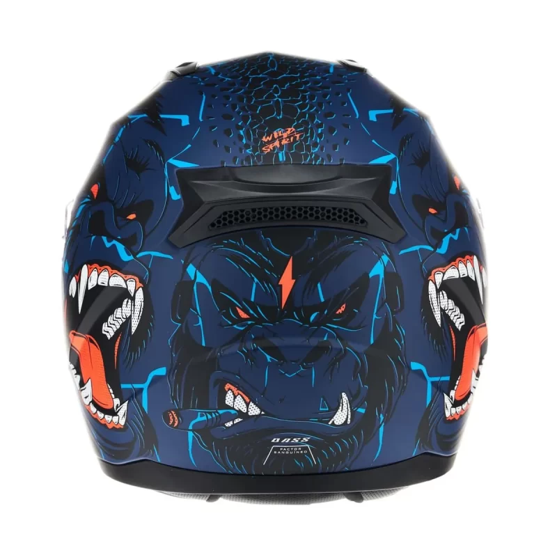 CASCO INTEGRAL MAC BASS EDICIÓN LIMITADA APE NEGRO / ROJO - Imagen 4