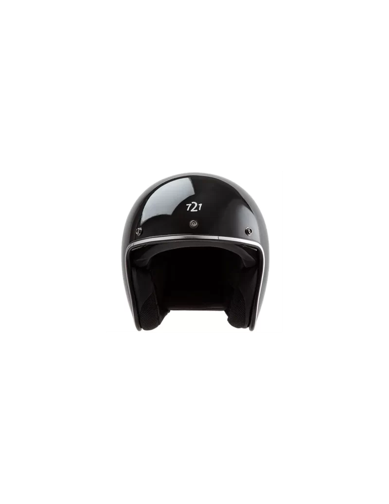 CASCO HAWK 721CLASSIC NEBRO BRILLANTE - Imagen 2