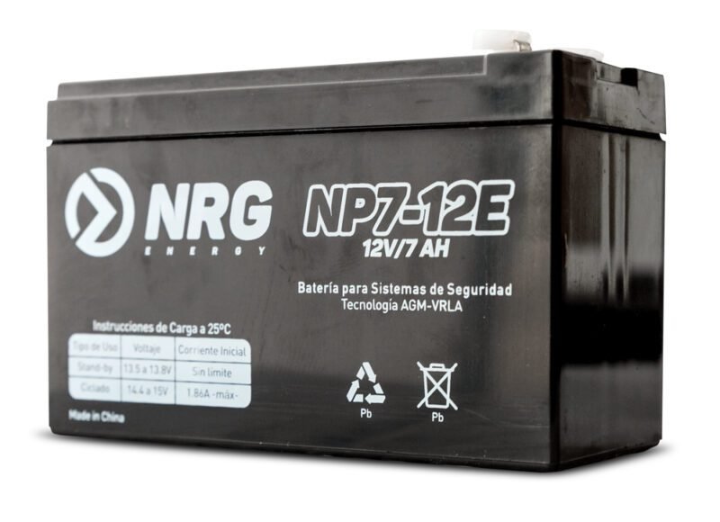 BATERIA NP7-12E NGR 12v 7a