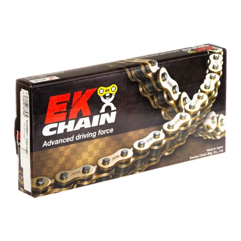 CADENA EK CHAIN 520MRD7-120/GL W/SPJ GOLD (8400 lbs)