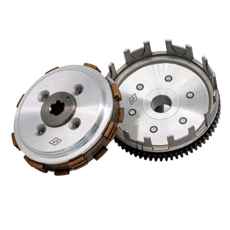 KIT EMBRAGUE COMPLETO HF HONDA WAVE 100/GILERA SMASH 110/ZANELLA ZB 110 (4 DISCOS) - Imagen 3