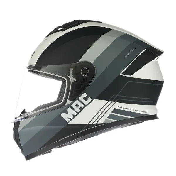 CASCO MAC 801 STARTER WINEXZOR NEGRO / GRIS - Imagen 3