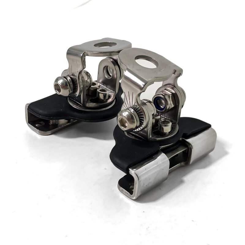 JUEGO DE SOPORTES PARA FAROS LED (MOTO, QUADS, UTV, AUTO (CAPOT)) METALICO ULTRA RESITENTE CON KIT HERRAMIENTAS INSTALACION - Imagen 2