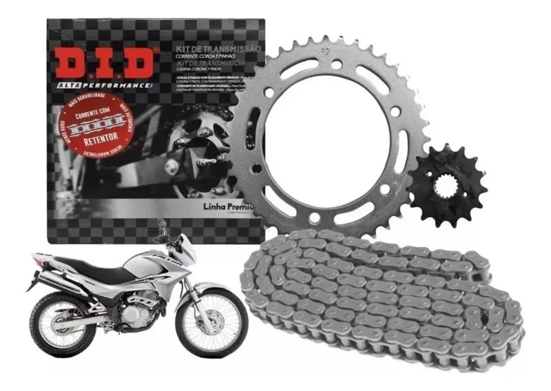 KIT DE TRANSMISION HONDA FALCON NX 400 40T/15T CAD CON ORING