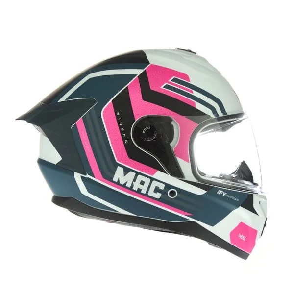 CASCO MAC 070 VOLT WIBERG BLANCO / ROSA BRILLANTE - Imagen 4