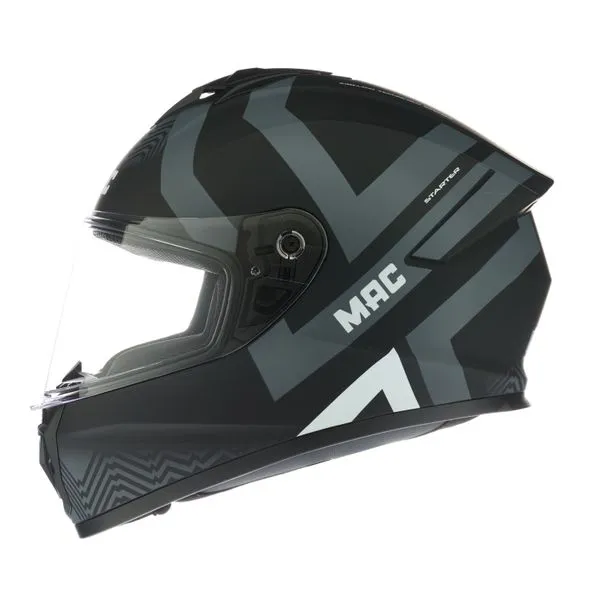 CASCO MAC 801 STARTER HILL NEGRO / GRIS MATE - Imagen 5