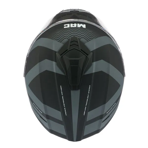 CASCO MAC 801 STARTER HILL NEGRO / GRIS MATE - Imagen 3