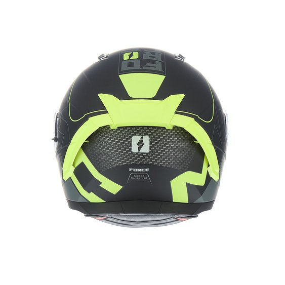 CASCO MAC 069 FORCE DYNAMO NEGRO / AMARILLO MATE - Imagen 3
