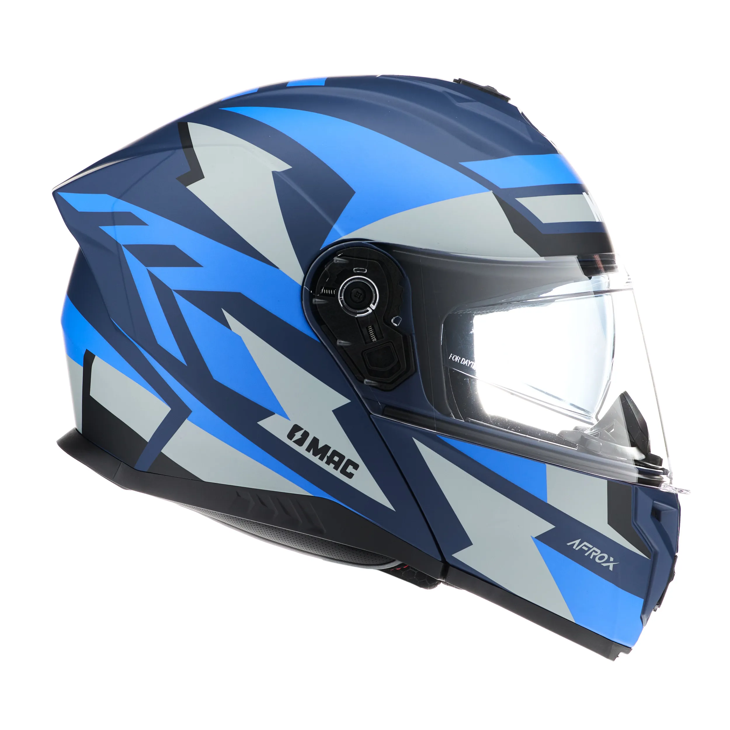 CASCO MAC 166 BLAZE AFROX Azul / Gris / Mate - Imagen 2