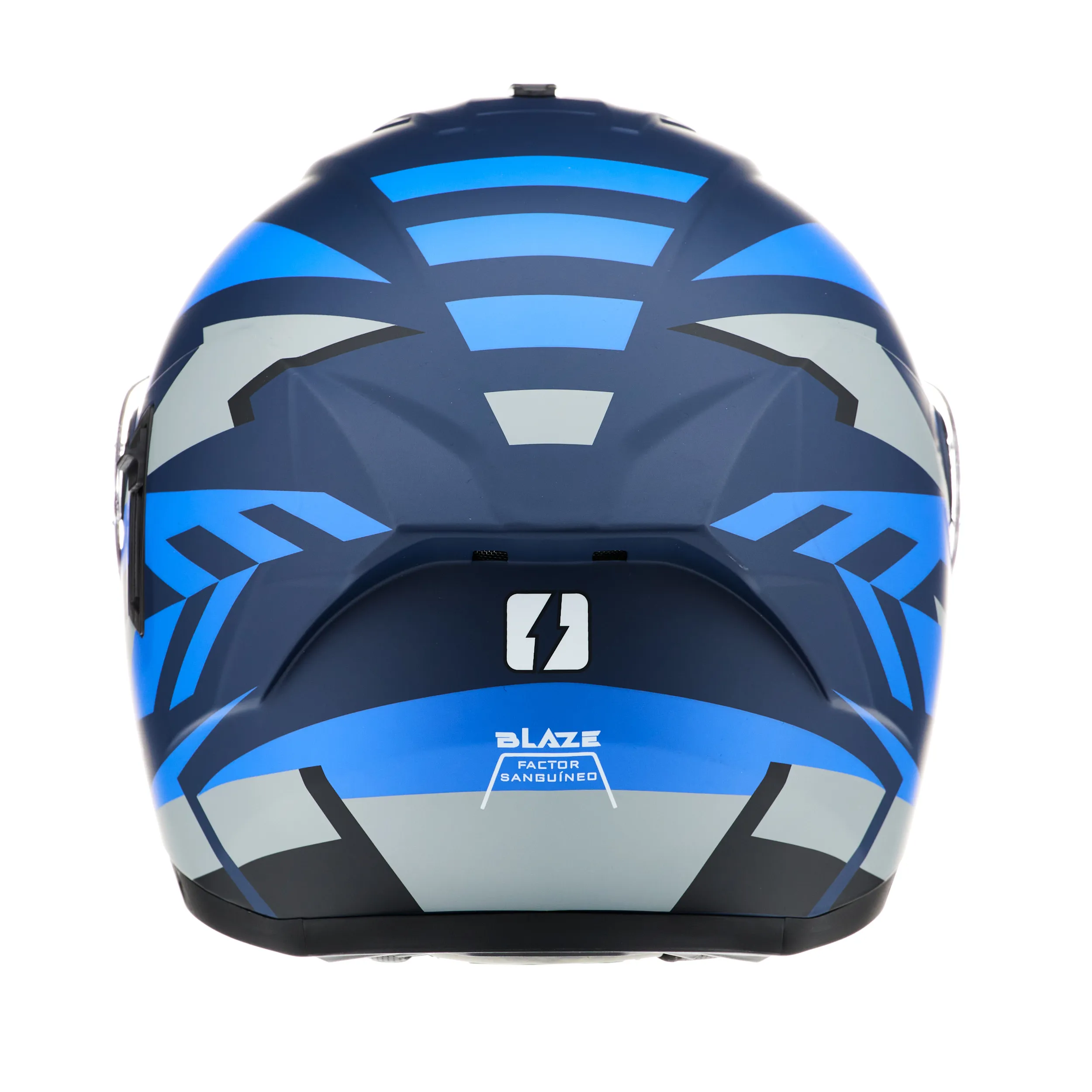 CASCO MAC 166 BLAZE AFROX Azul / Gris / Mate - Imagen 3