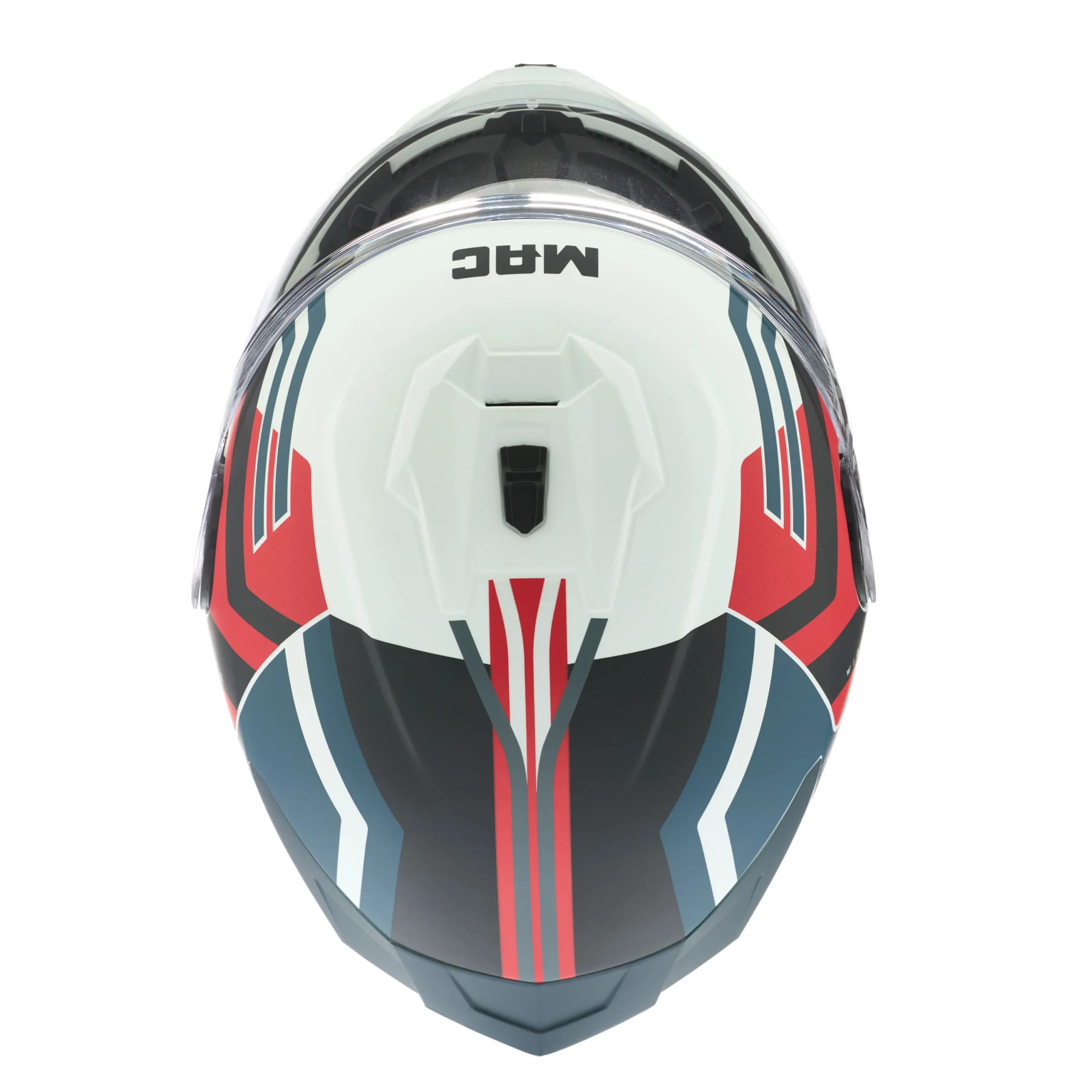 CASCO MAC VOLT 070 WIBERG VISOR EXTRA / Rojo / Azul / Mate - Imagen 6