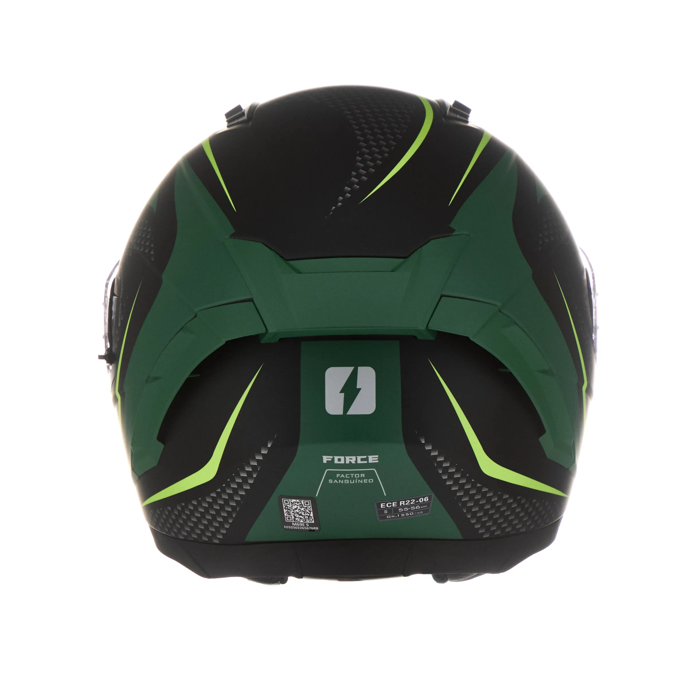 CASCO MAC 069 FORCE CIRKUS VERDE / FLUOR / MATE - Imagen 4
