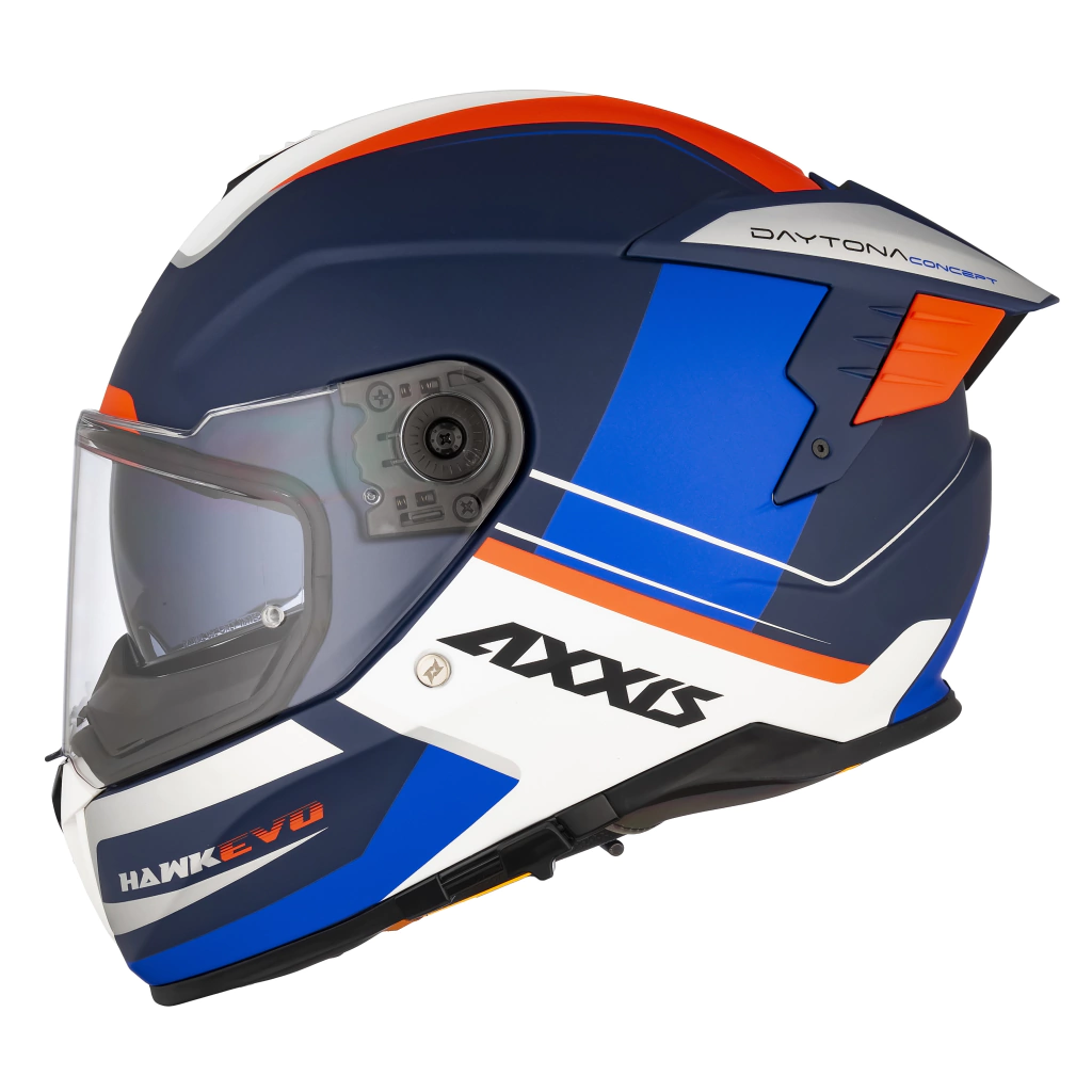 CASCO AXXIS HAWK EVO SV DAYTONA C7 AZUL MATE - Imagen 5