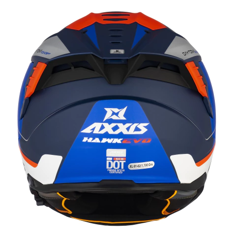 CASCO AXXIS HAWK EVO SV DAYTONA C7 AZUL MATE - Imagen 3