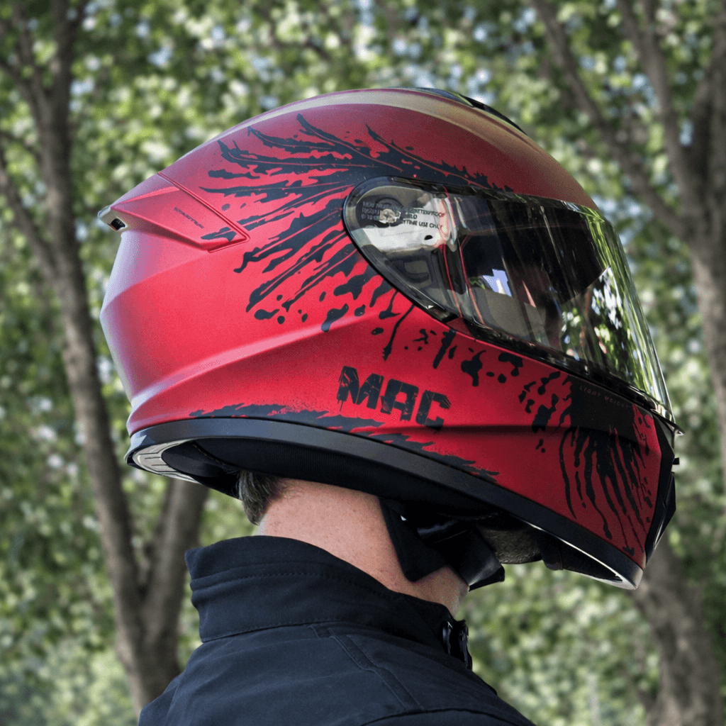 CASCO MAC 801 STARTER FENIX Rojo / Negro / Mate - Imagen 5