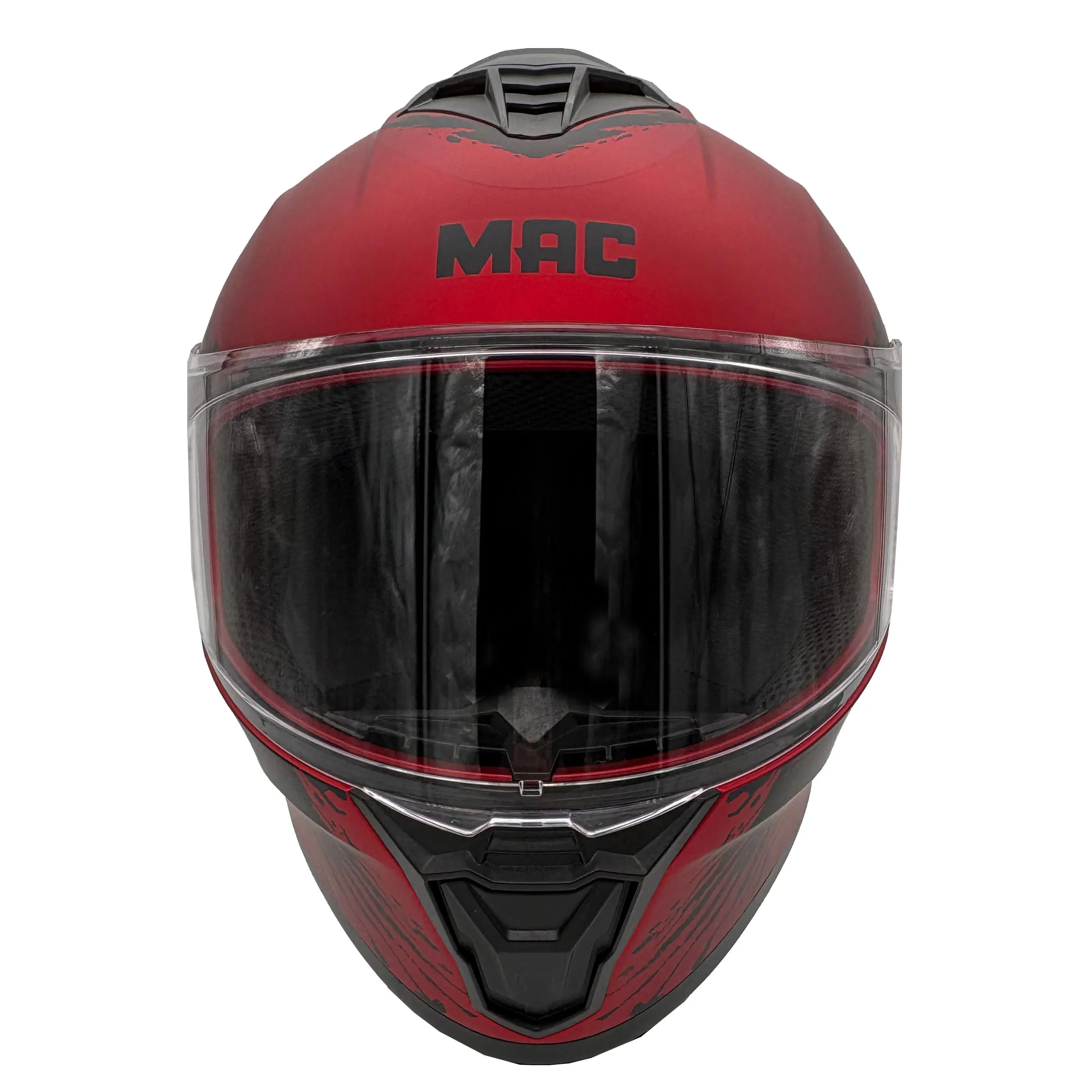 CASCO MAC 801 STARTER FENIX Rojo / Negro / Mate - Imagen 2