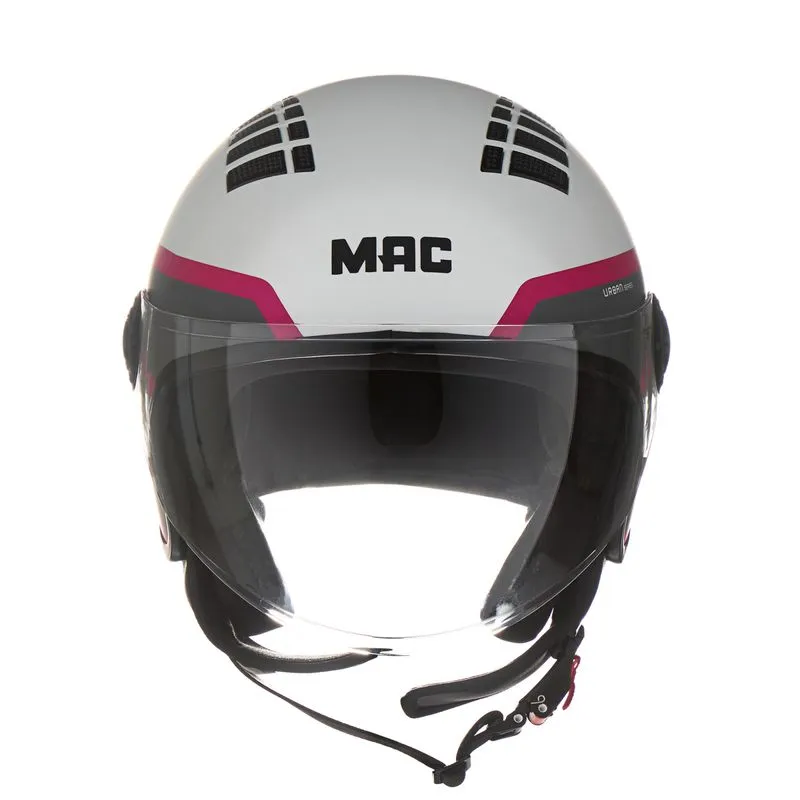 CASCO MAC 230 ADDAX SASH Gris / Rosa / Mate - Imagen 3