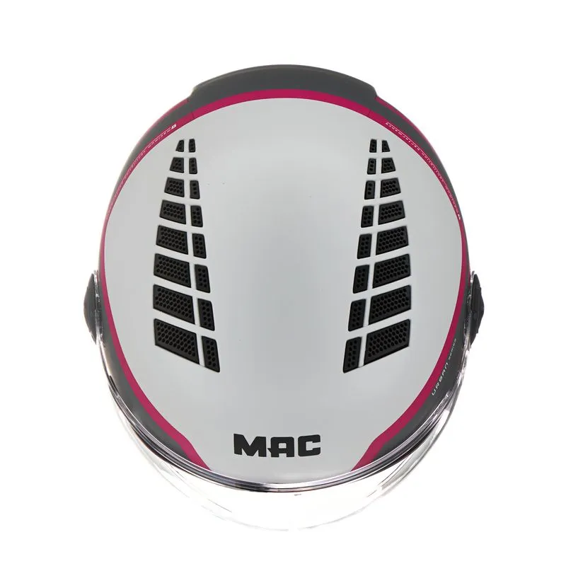 CASCO MAC 230 ADDAX SASH Gris / Rosa / Mate - Imagen 5