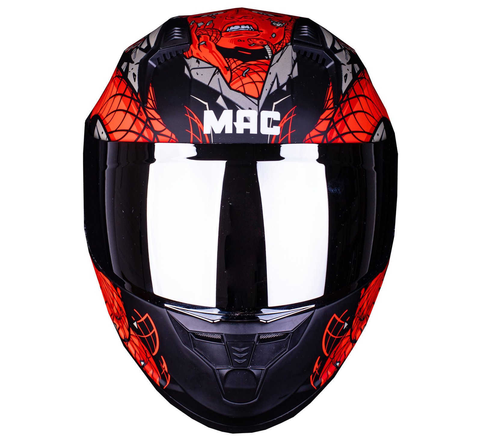 CASCO MAC 067 BASS SNAKE EDICION LIMITADA Rojo / Mate - Imagen 2