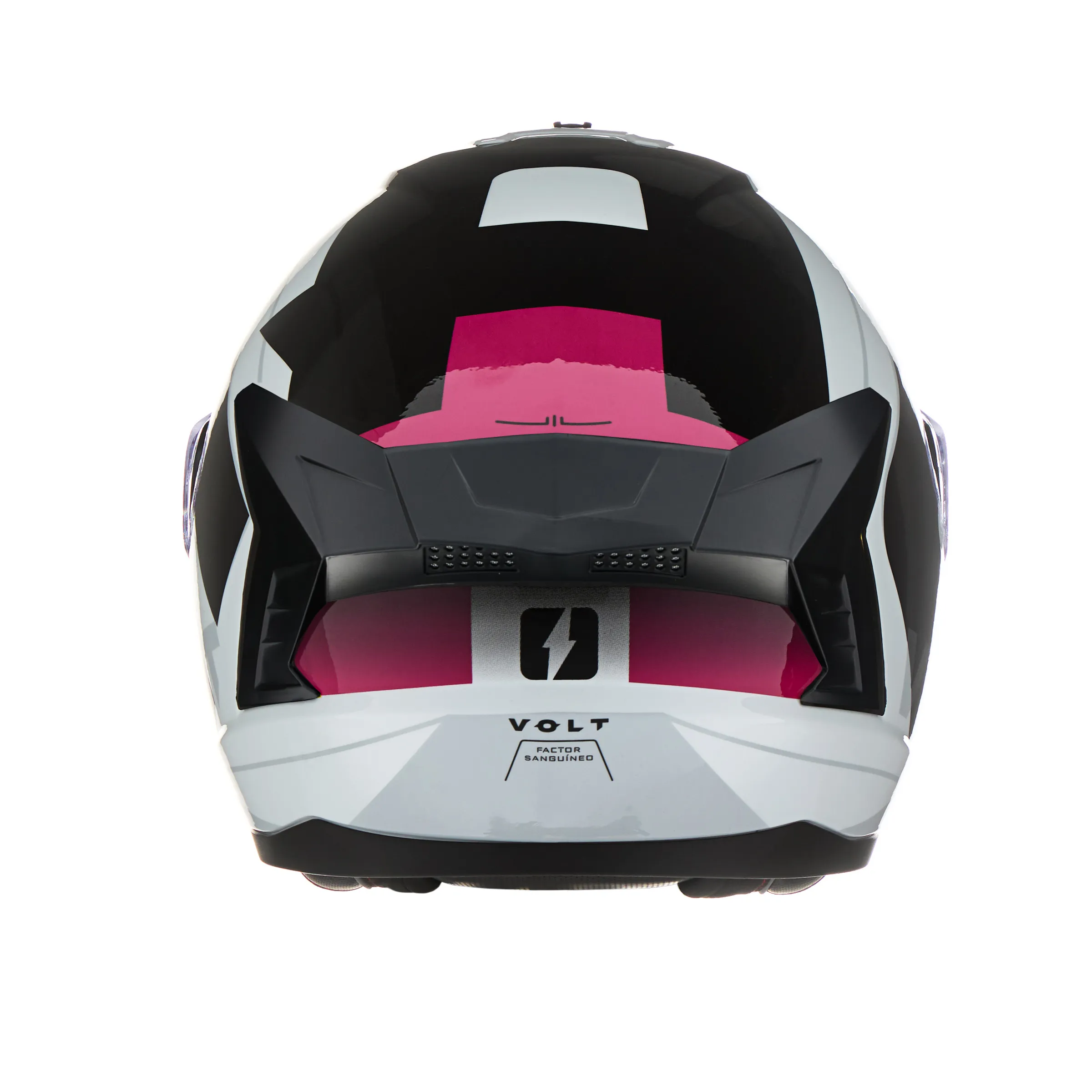 CASCO MAC 070 VOLT BROKET Blanco / Rosa / Brillo - Imagen 4