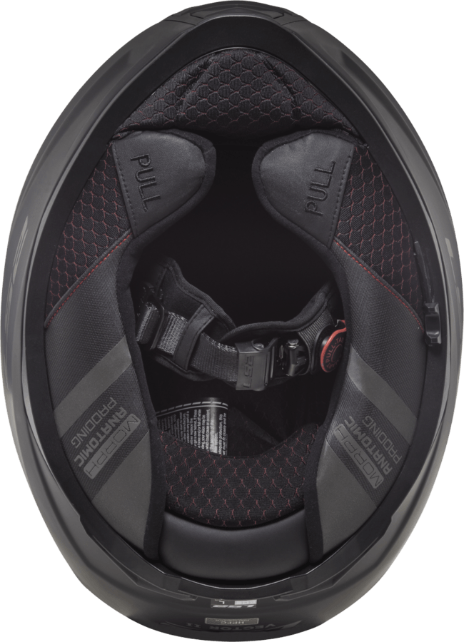 CASCO LS2 906 ADVANT SOLID CROMADO Negro / Gris / Mate - Imagen 2