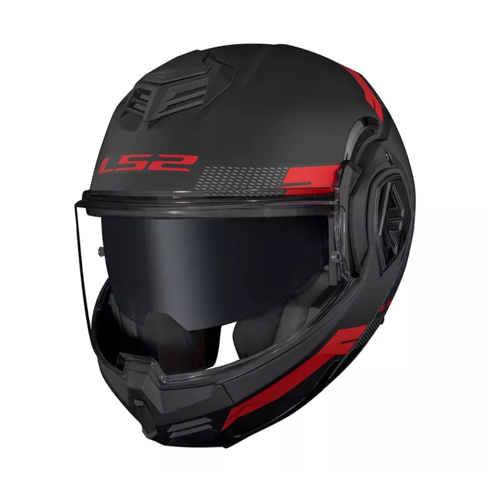 CASCO LS2 906 ADVANT BEND Negro / Rojo / Mate - Imagen 5